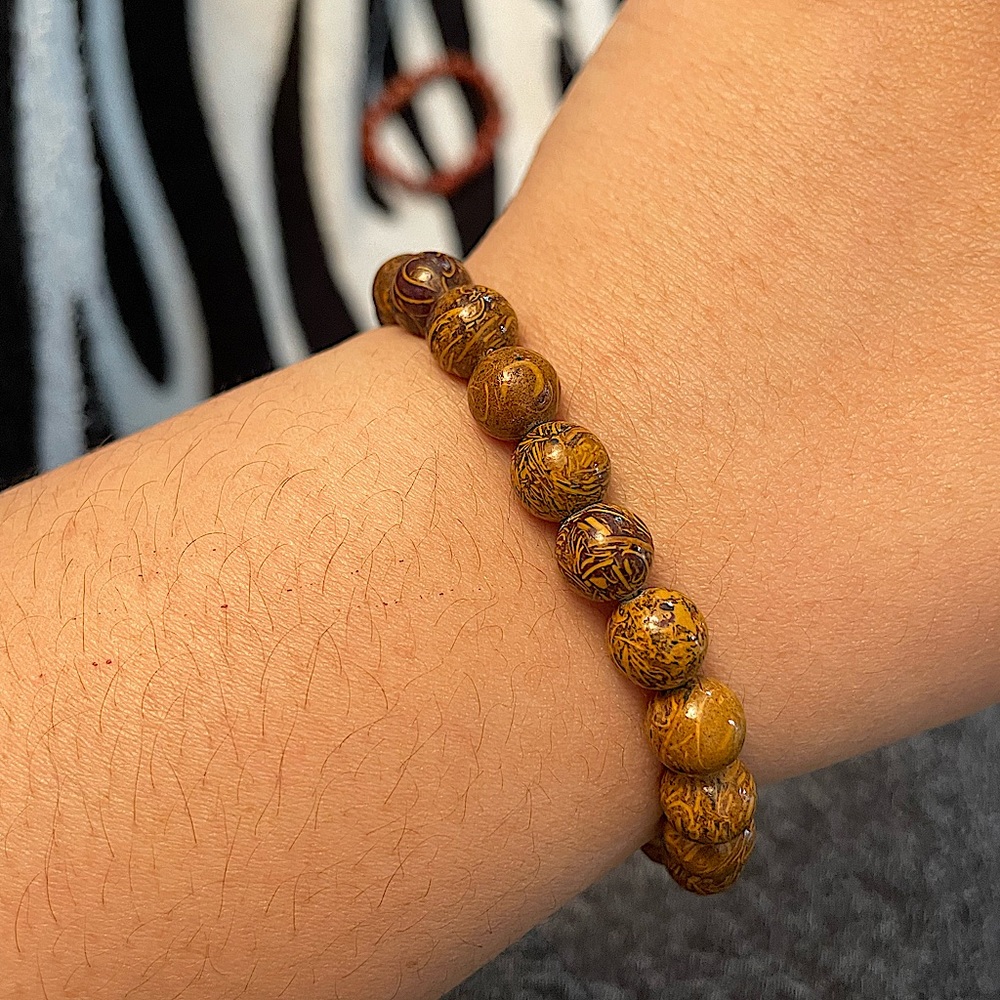 Calligraphy Stone bracelet